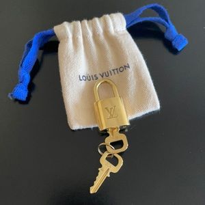 Authentic Louis Vuitton Lock & Key set